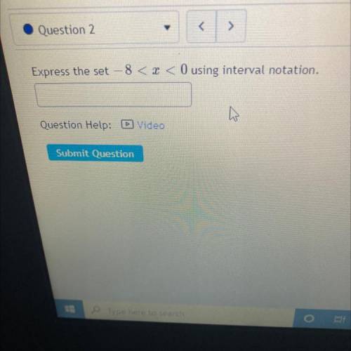 What is the interval notation for this