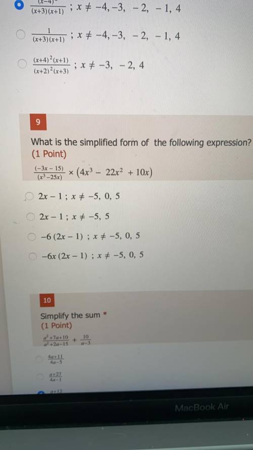 What is the simplified form of the following expression

 ((-3x-15))/((x^(3)-25x))*(4x^(2)-22x^(2)