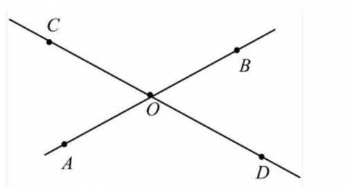 Which are pairs of vertical angles? \

A = ∠COB & ∠COA
B = ∠BOD & ∠AOD
C = ∠COB & ∠AO