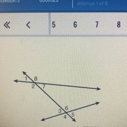 Angle 3 is equal to angle