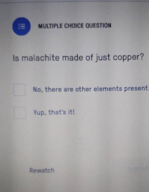 Is malachite made of just copper?