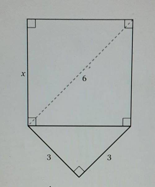 Help find X using Pythagorean theorem pleaseRound X to the Nearest Tenth