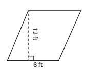 What is the area of the following shape? Do not put units.