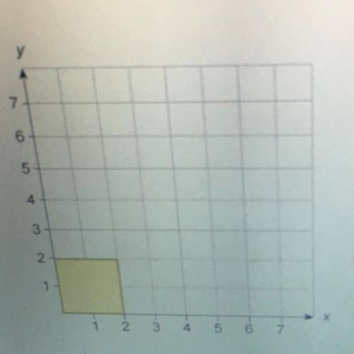 Which graph shows a dilation of the rectangle with a scale factor of 1/2?