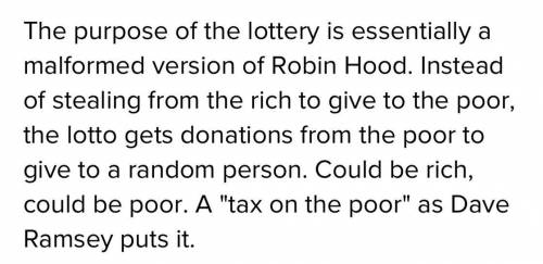 At what point in the story did you realize that winning the lottery was undesirable?

Please exp