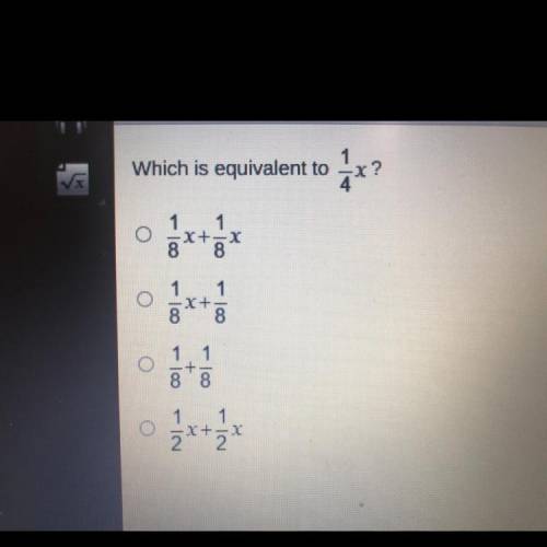Which is equivalent to

4
1
1
X +
8
x
7*+
g++
1 1
X+
8
1 1
+
8 8
1
2x+
+
x
