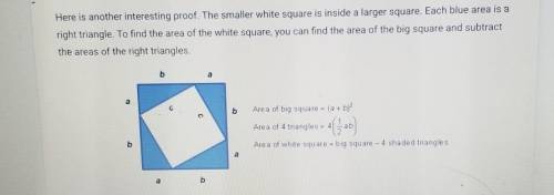 I've been having trouble with these questions over pythagorean theorem. they're questions a.-c.​