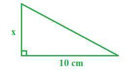 A triangle has an area of 64 cm² and a base of 10 cm².

What is the height of the triangle?
Will g
