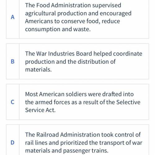 Which of the following statements about wartime mobilization is incorrect?