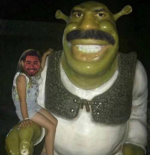 True friends are always green and smexy like shrek other than that he or she fake