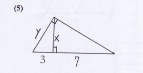 Both triangles are similar find X and Y.