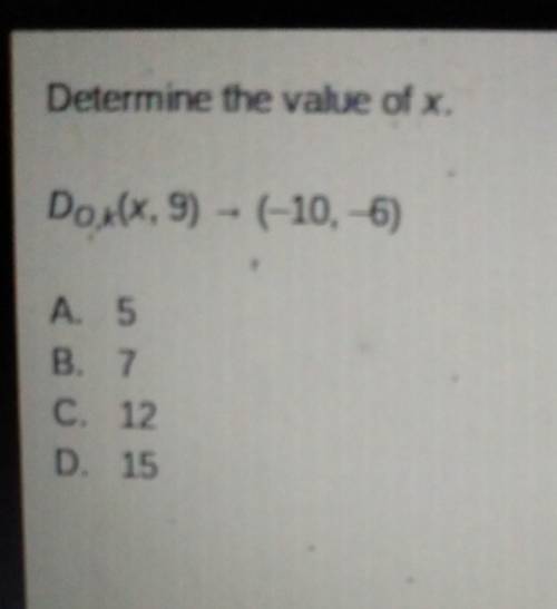 Determine the value of x. Do, x(x, 9) - (-10,6)​