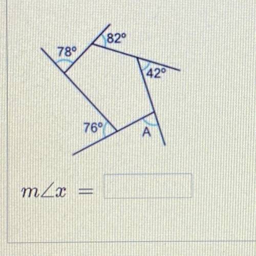 Using the picture below, find the measure of angle A.