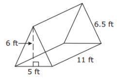 Find the surface area of the figure shown below.