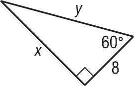 Find the value of x and y 
What is x as square? 
Ex. X=_√_