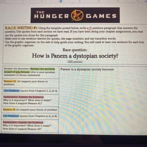 How is Panem a dystopian society?
Please help and don’t copy and paste from the web, pleaseeeee