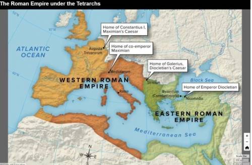 Look over the Map of Rome and then answer the question below

6. Compare and contrast the territor