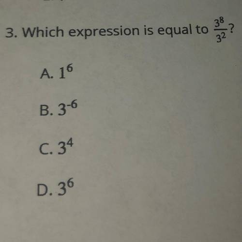 Which expression is equal to