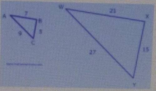 Given the figures in the image, (these are true or false questions)

the perimeter of the small fi
