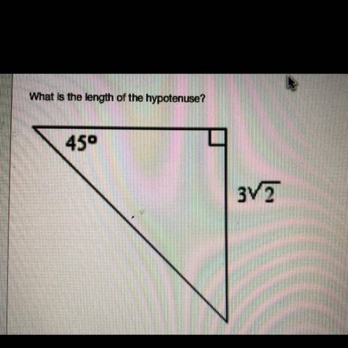 What is the length of the hypotenuse? HELP ME OUT BRO COME ON MANNNNNN