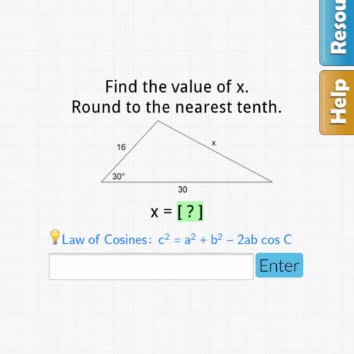 Find the value of x. (geometry)