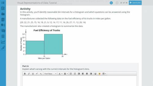 Explain what’s wrong with the current intervals for the histogram’s bins.