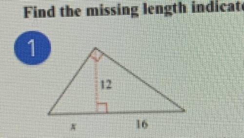 Find the missing length indicated
can anyone help me out with this? thank you :(