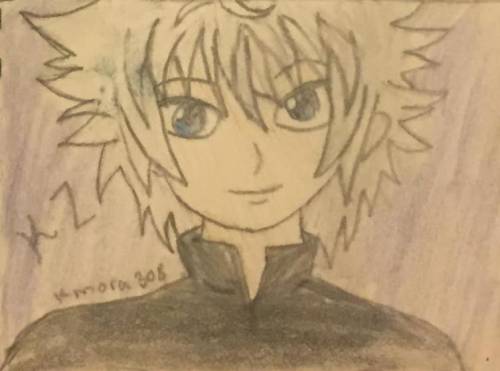 This is for Arenalta (another user of who asked me to draw Killua Zoldyck