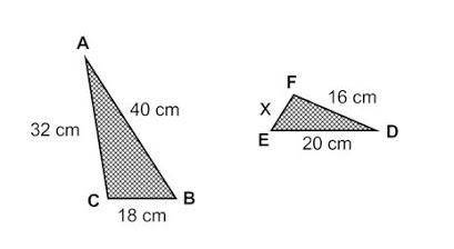 Find the value of X?
A.90 cm
B.40 cm
C.46 cm
D.9 cm