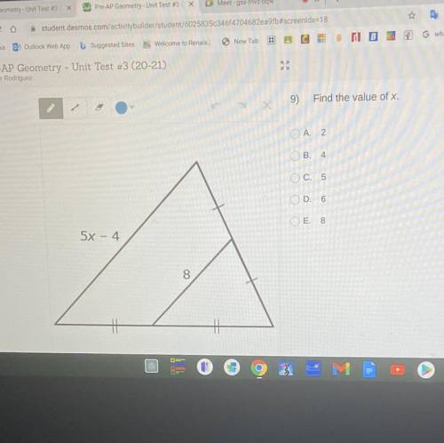 Find the value of x
Pls look at the photo to answer