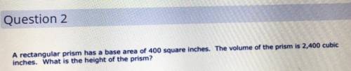 Can someone help me please answer my question.

Answers 
A.6 inches
B.8 inches
C.10 inches
D.12 in