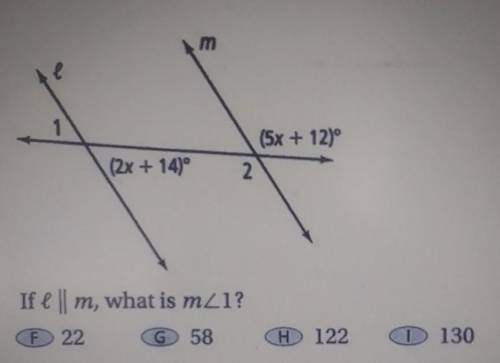 If e and m are parrell what is m<1​