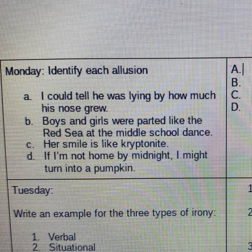 Can someone help me answer this ! -monday