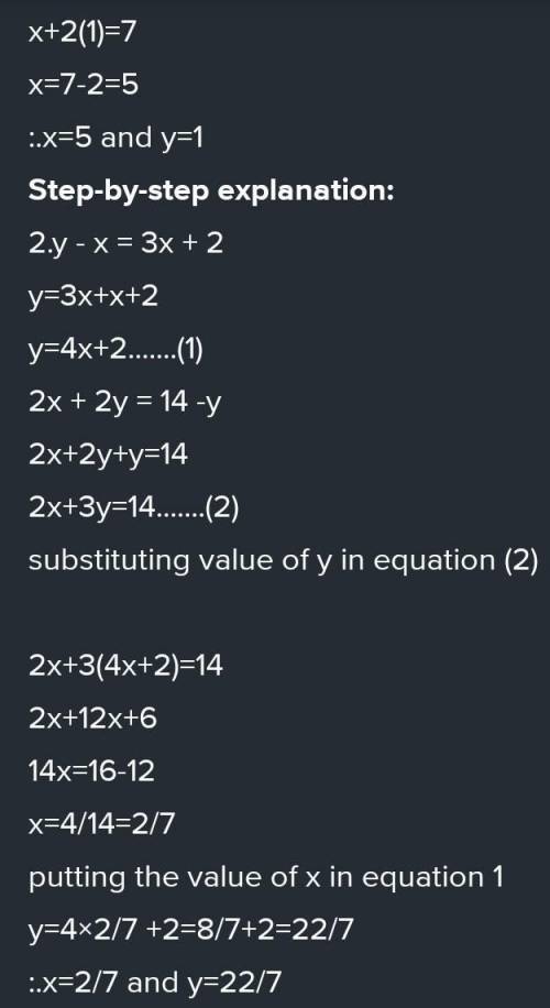 A.Directions: Solve the system of equations by substitution and elimnination. Check your solutions.