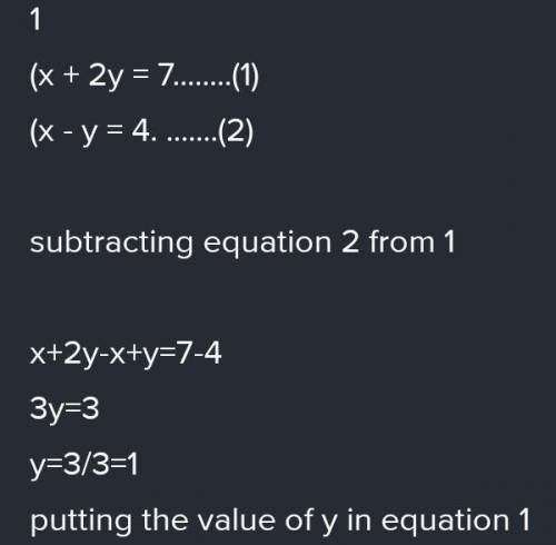 A.Directions: Solve the system of equations by substitution and elimnination. Check your solutions.
