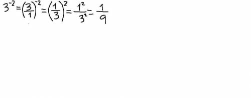 3^-2 as a fraction need help