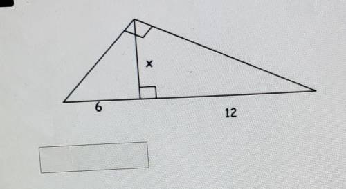 Solve for X in the following diagram. Round your answer to the nearest tenth if necessary (one numb