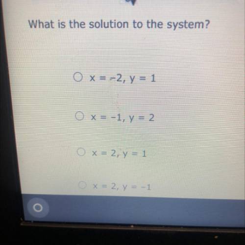 What is the solution to the system please help me out