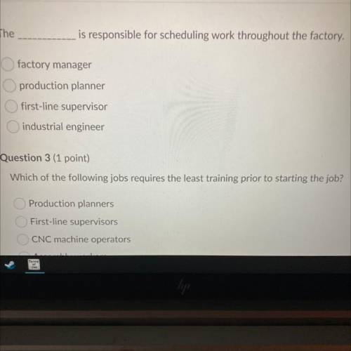 The (blank)

is responsible for scheduling work throughout the factory.
factory manager
production