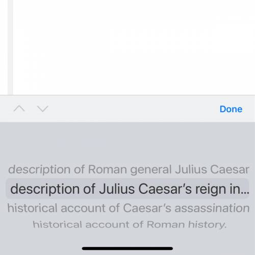 PLEASE HELP ME!

Consider how Shakespeare’s Julius Caesar draws on the work of Plutarch. Which phr