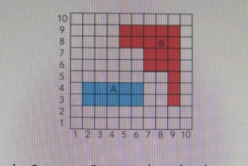 If each square is 3cmx3cm. What is the area of shape B. Pls help ​