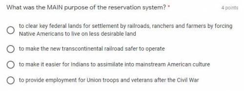 What was the MAIN purpose of the reservation system?