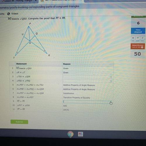 PLEASE HELP ME

ALL ANSWER CHOICES ARE
1. Additive property of angle measure
2. Additive prope