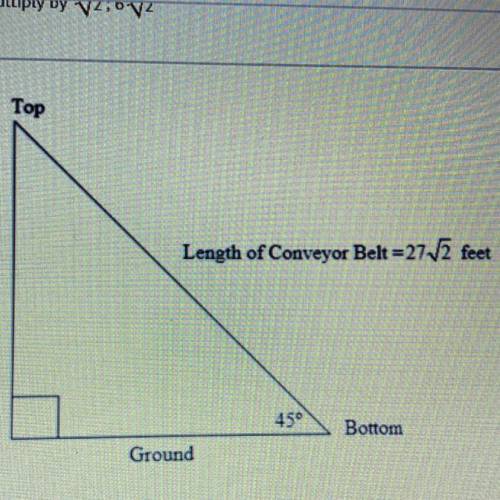 ANSWER AND ILL MARK YOU BRAINLIEST

Engineers calculated the exact length of a conveyor belt