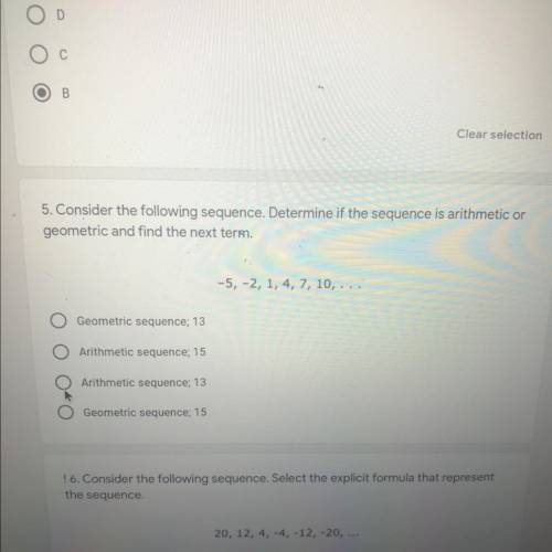 Can someone please help me with question number 5 please
