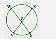 If VZ = 21, ZX = 24, and Z is the midpoint of WY, what is the length of WZ rounded to the nearest t