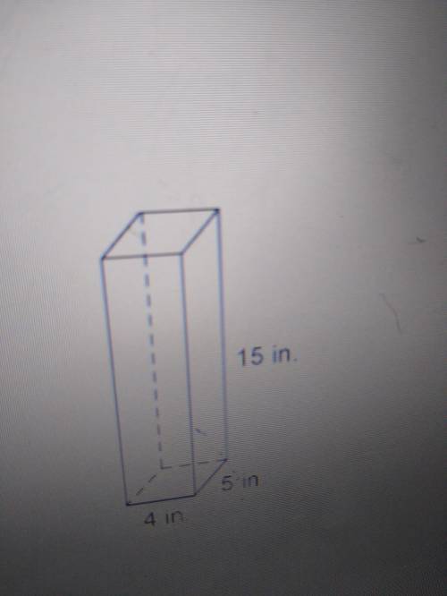 What is the surface area of this rectangular prism