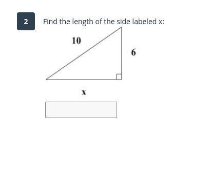 Find the length of side X
