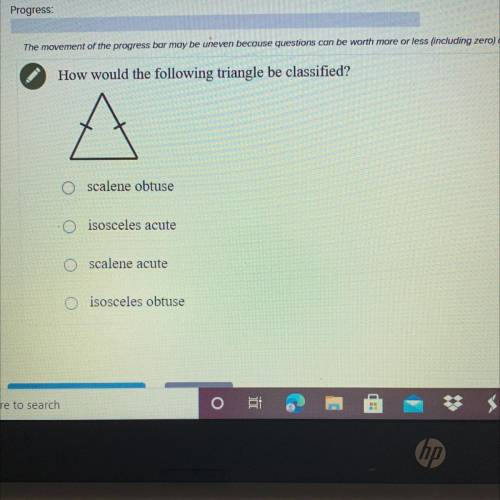 How would this triangle be classified?