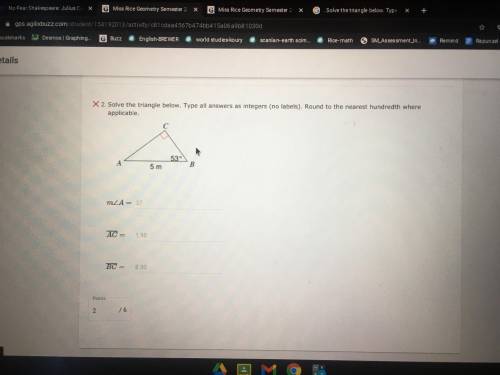 I need help finding the answer for ac and bc plz help